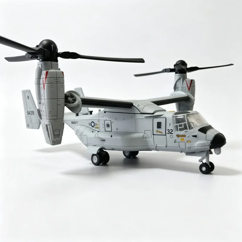 1/72 Kreative Militärserie V-22 Osprey Tiltrotor-Hubschrauber-Modellbausatz, Klebstofffreier Flugzeug-Bausatz, DIY-Spielzeug als Geschenk – Detail 2