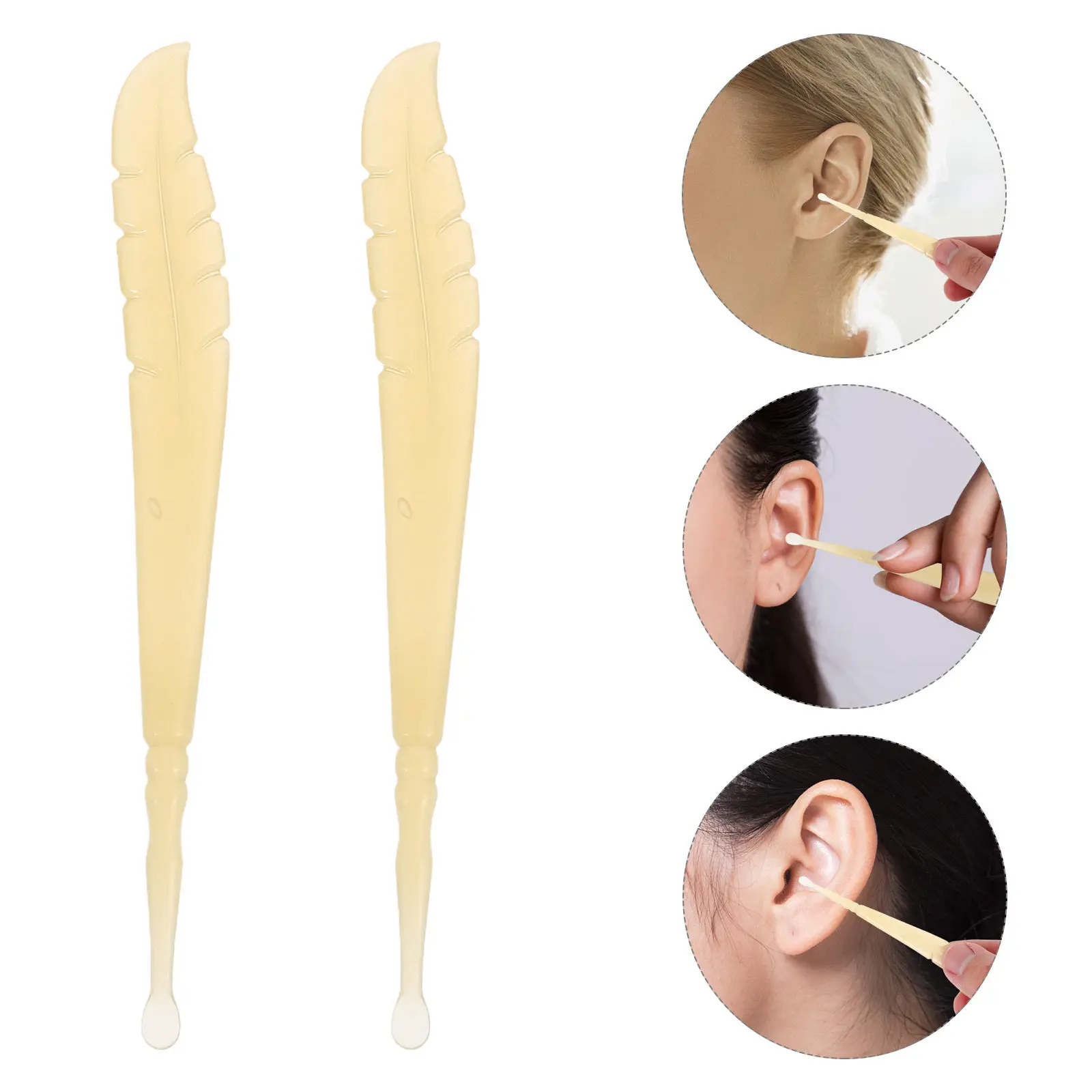 Flexible Soft Ear Spoon Set – Safe Earwax Extractor Tool for Sensitive Ears, Portable Ear Cleaning Scoop