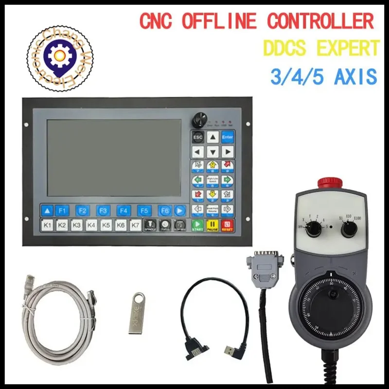 DDCS EXPERT M350 3 محاور 4 محاور 5 محاور 1mhz ATC G-code CNC آلة تحكم النقش آلة طحن يحل محل DDCSV3.1