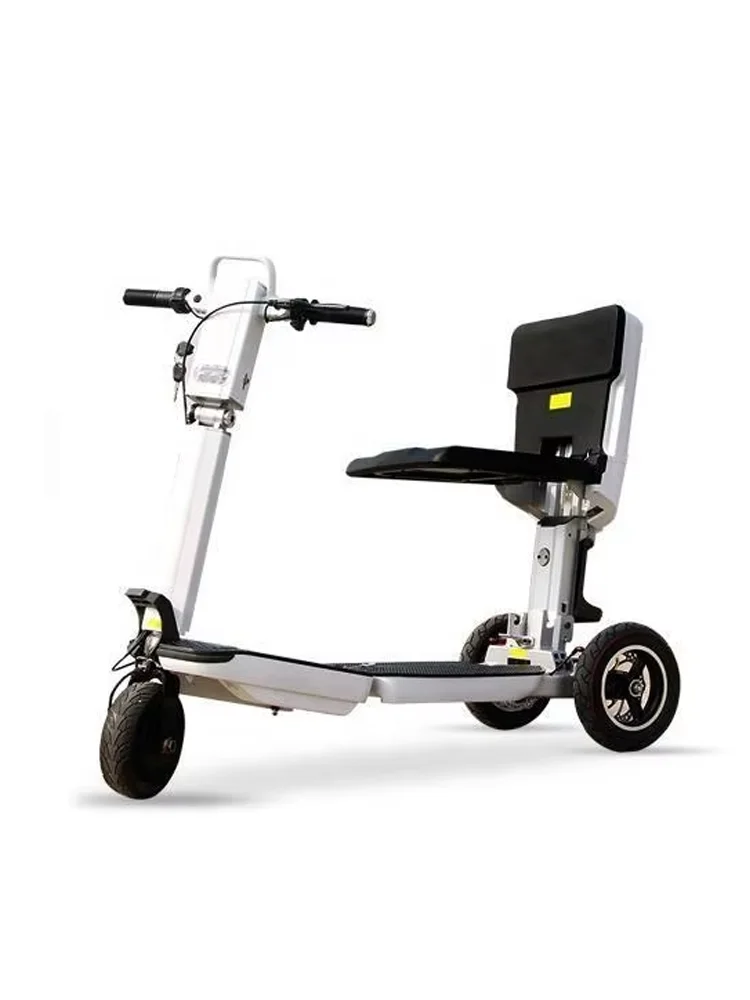 Hot Sell Model 3 wheels Disabled Electric Tricycle 350W Brushless Motor Foldable Mobile Lightweight Electric Scooter