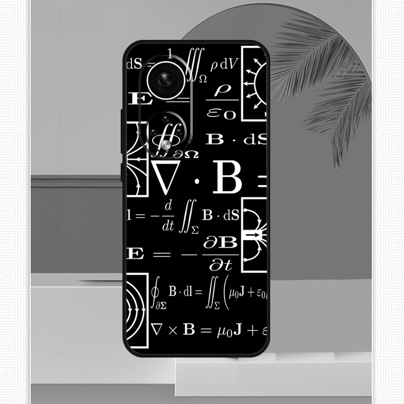 حافظة صيغة الرياضيات لعلوم الفيزياء لهاتف Honor Magic 400 Lite 200 5 6 7 Pro Honor X9c X9b X9a X8b X8a X8 X9 50 70 90