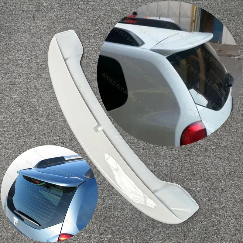Für Dacia Duster Auto Heckspoiler 2009 bis 2018 Flügel-Lippenabdeckung in glänzendem Schwarz Hochwertiges ABS-Karosseriekit Spoiler.