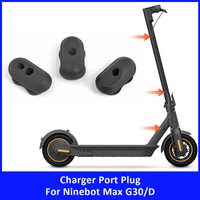 Silicone Rubber Charger Port Plug for Segway Ninebot Max G30/D Scooter Accessories Power Line Hole Dust Cover Replacement Parts