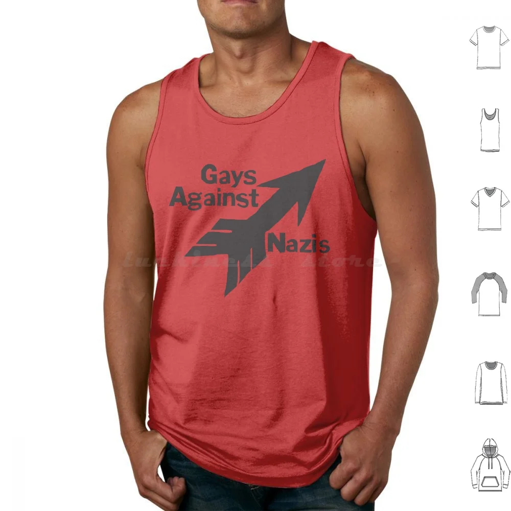 Againt Tank Tops Print Cotton Anti Anti Antifa No Anti Fash Pride Against Fash Against