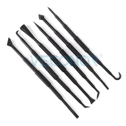 Juego de herramientas de extracción de sello de aceite de Material plástico, gancho de plástico, 6 piezas
