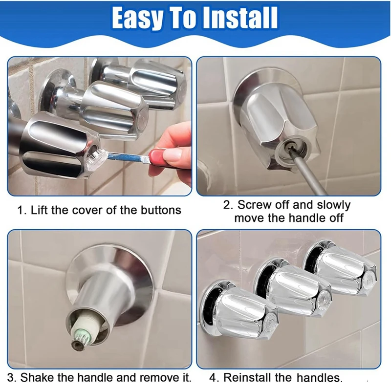 Substituição do botão do chuveiro de 3 peças para o preço/fister verve banheira chuveiro, torneira do chuveiro da banheira lidar com remodelação kit guarnição