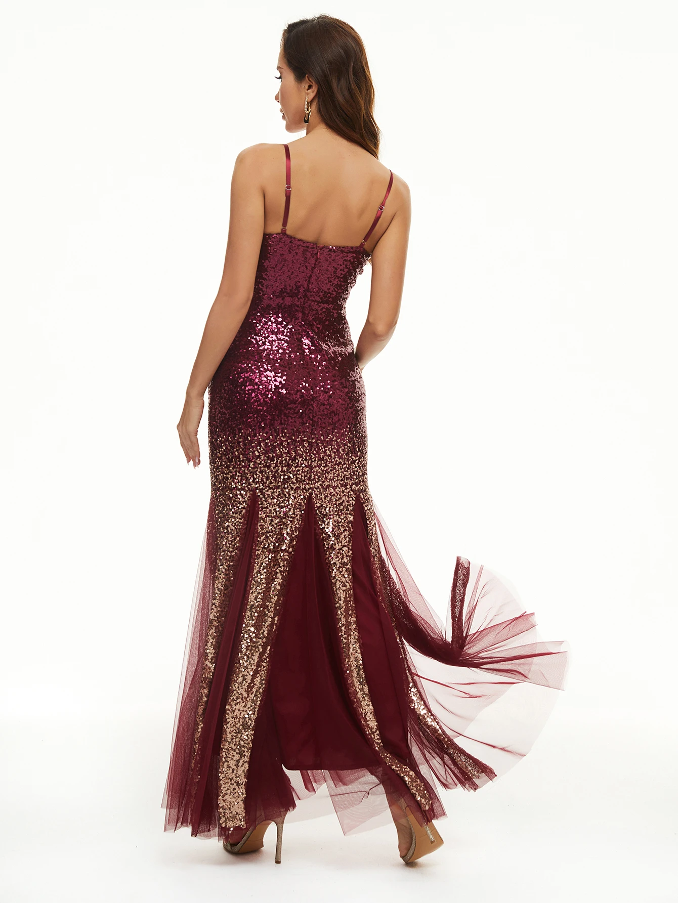 セクシーなヴィンテージ風マキシ丈スパンコールサマードレス、エレガントなウェディングパーティードレス、ラグジュアリーなバックレスプロムイブニングドレス、ベスティドス