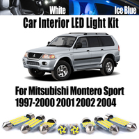 13Pcs Canbus For Mitsubishi Montero Sport 1997- 2002 2004 Vehicle LED Interior Dome Door Trunk Light Kit Car License Plate Bulb
