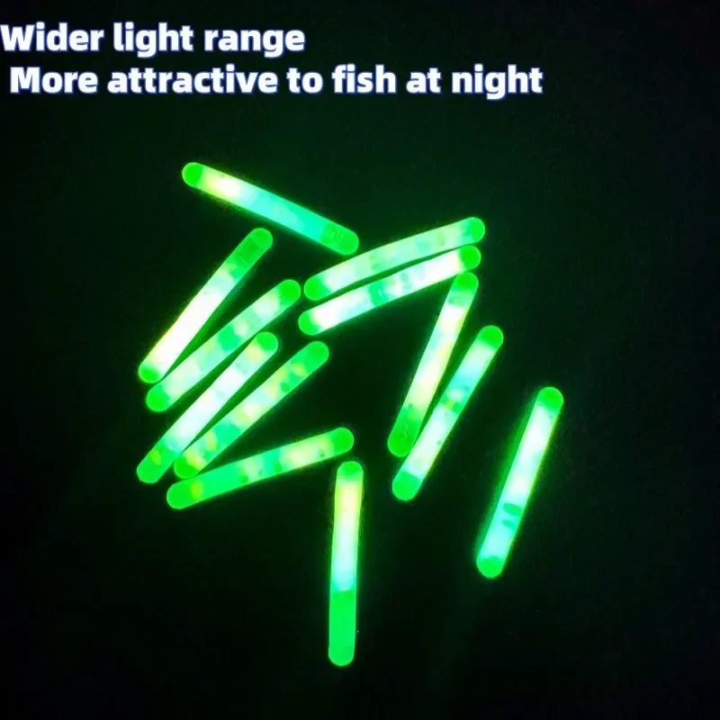4,5mm Nachtangel-Posenlichter, Leuchtstäbe für dunkle Zeiten, Angelzubehör, fluoreszierende Leuchtstäbe, Schwimmende Lampe, 20/50/100 Stück – Detail 2