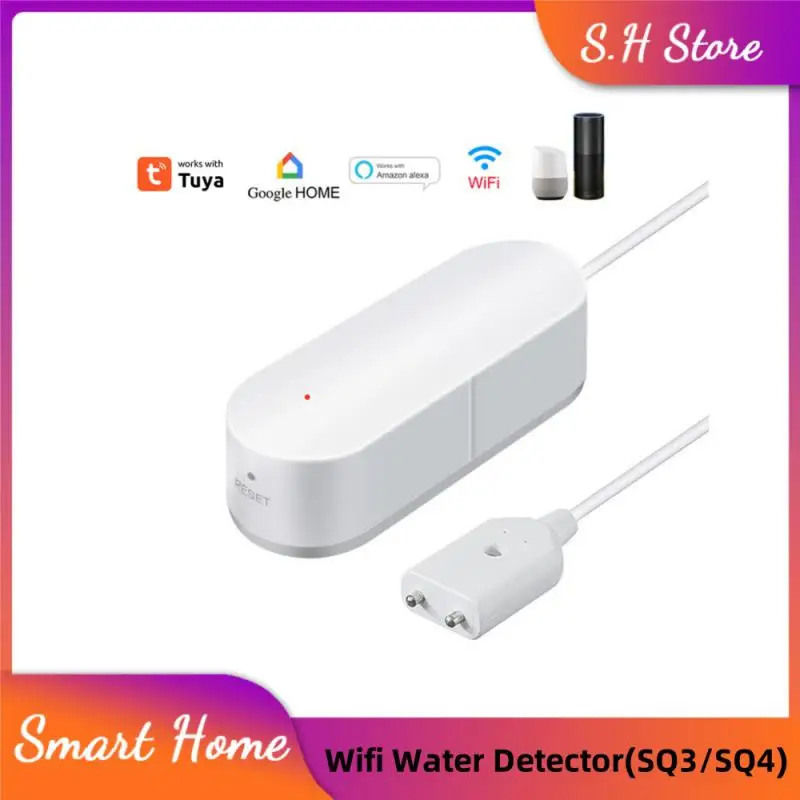 

Tuya Wifi Water Detector Leakage Sensor Alarm Leak Detector Sound Alarm Smart Life APP Flood Alert Overflow Security Protection