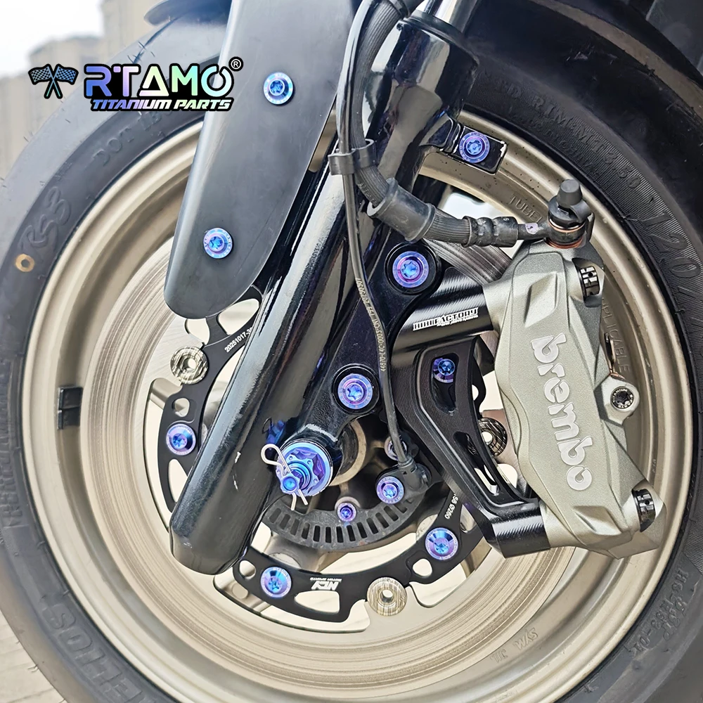 RTAMO Titans ch raube m5x10/12/15/18/20/25/30mm Torx T25 Kopf CNC Befestigungs element Ti Schrauben für Fahr modifikation – Detail 4