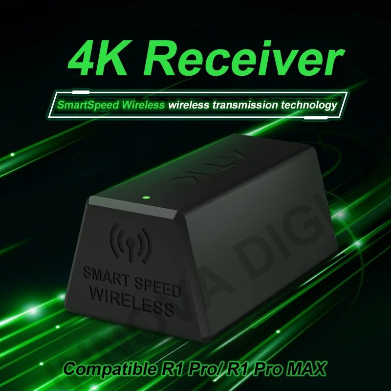 ATK 4K Wireless Receiver for VXE R1 Pro/R1 Pro Max Gaming Mouse 4000Hz Polling Rate High Speed Dongle Ultra-Low Latency Adapter
