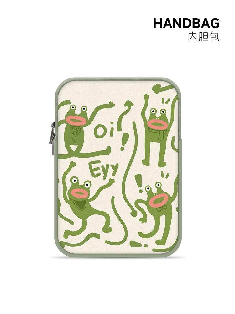 Cute Burger Inner Bag Storage Bag Cartoon Laptop Bag