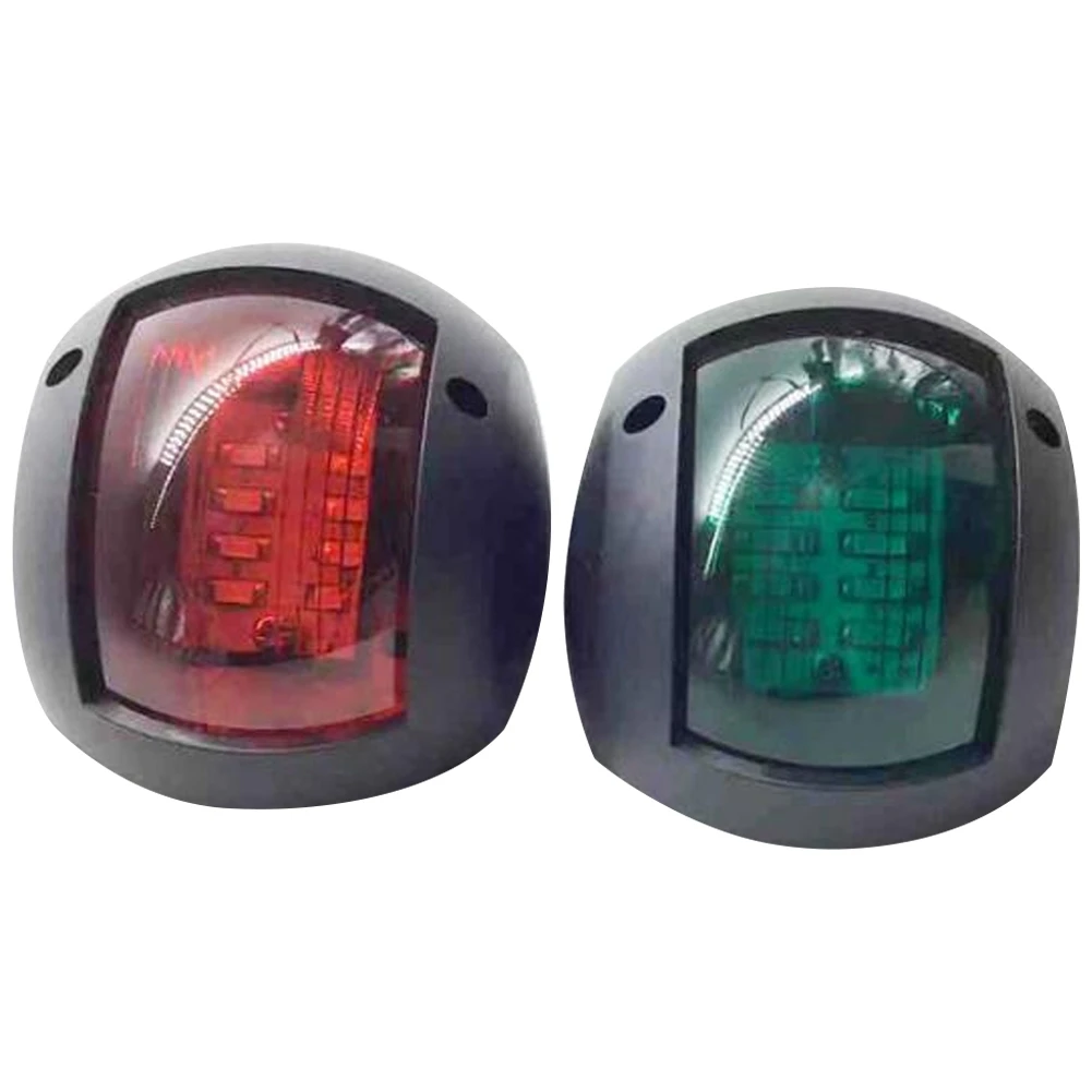 

B72A Boat Navigation Lights 12V Marine Yacht Lights LED Bow Side Lights Pontoons Sailing Signal Lights One Pair