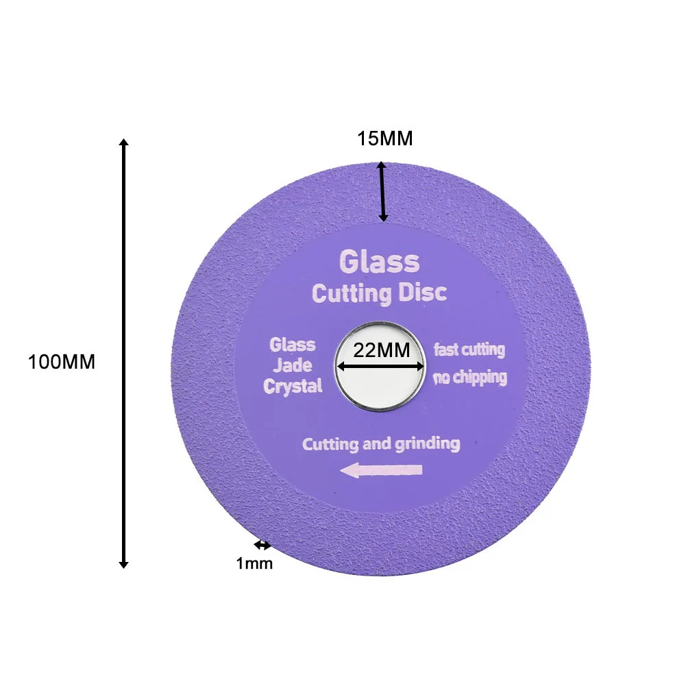 Practical Brand New Cutting Disc Wheel Polishing Replacement Glass Multi-purpose Saw Blade Spare 22mm Inner Hole view 4