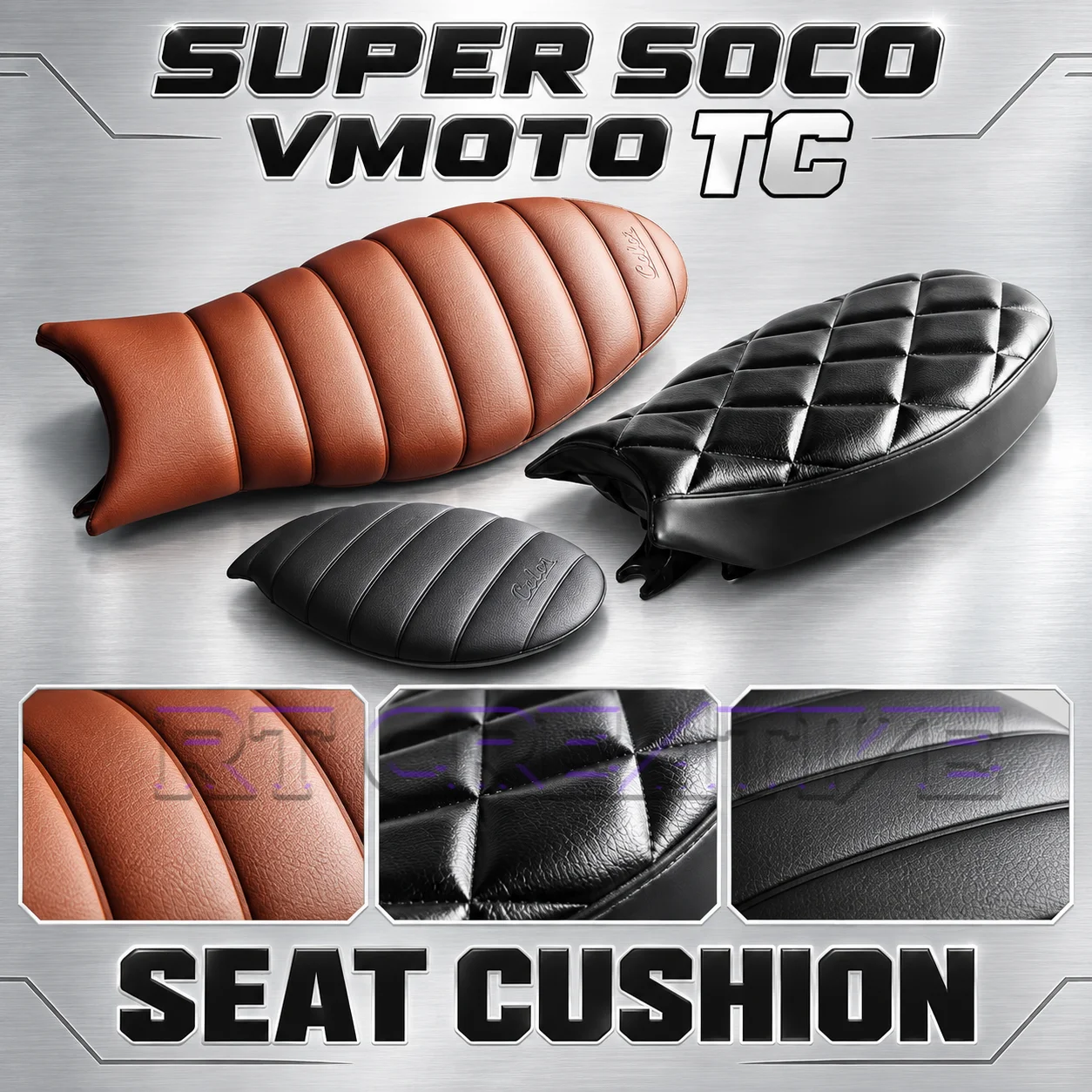 Seat-mounted smart lithium battery, compatible with Super Soco TC electric motorcycles