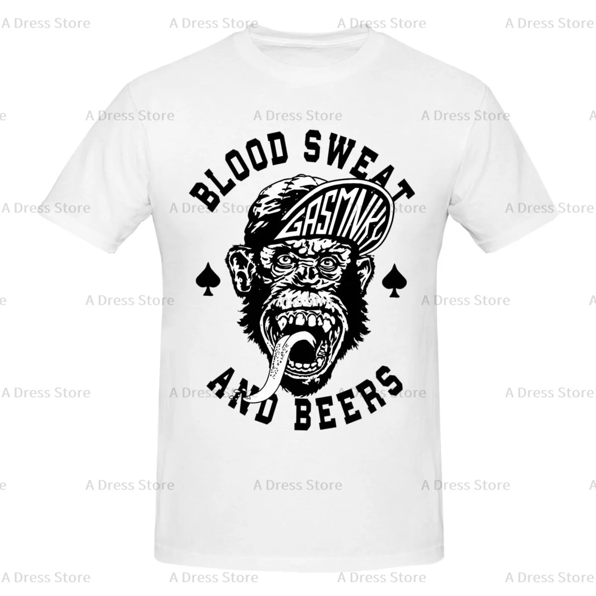 

Gas Monkey Garage Blood Sweat And Beers Cool Hat Men's round neck T-shirt,Oversized print Tee Shirt,Casual Large Size Tshirt