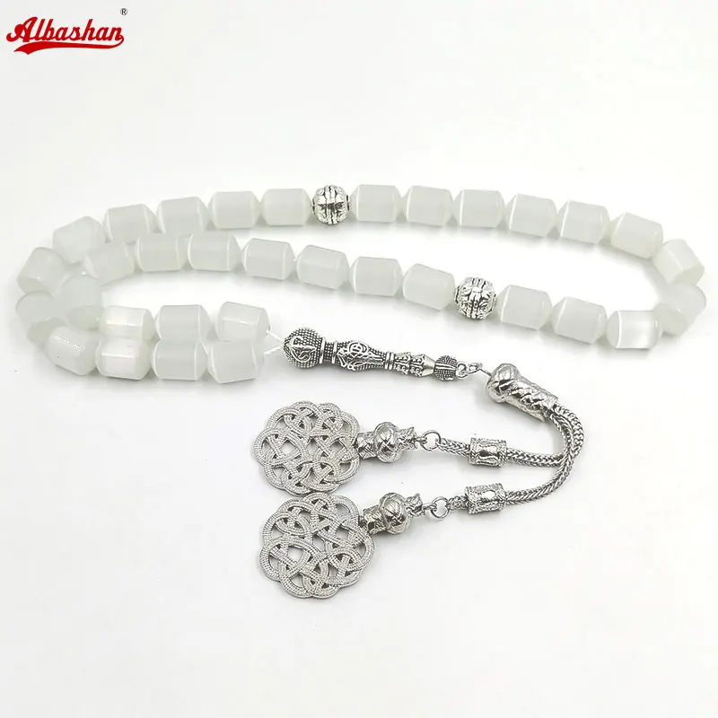 Natural 5A Stone cat's eyes Tasbih 10x13MM barrel  beads 33 45 51 66 99 100beads stone Rosary