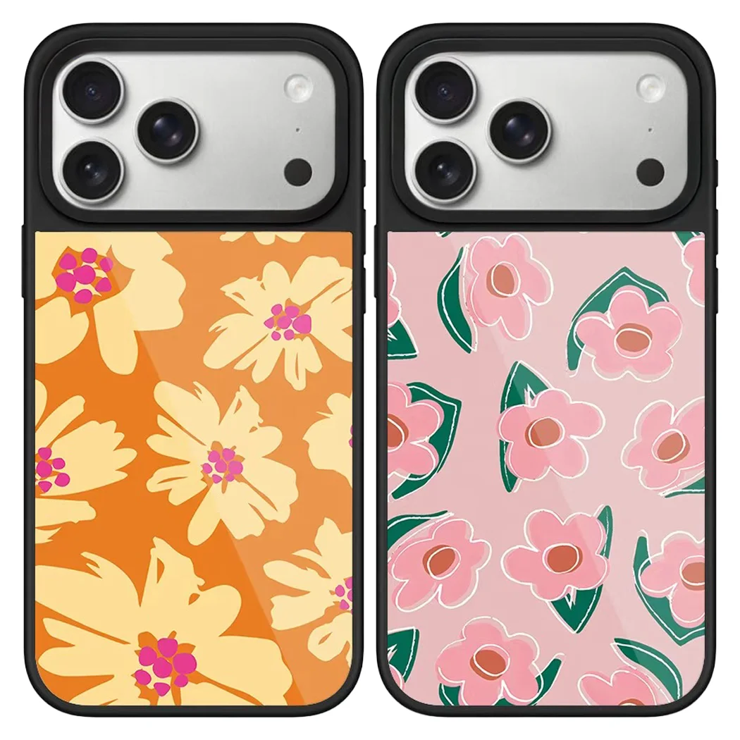 

512025 Glossy Glaze Magnetic Case: Compatible with iPhone 17 16 15 14 13 12 Pro Max Capacitive Button for 17ProMax 17Pro