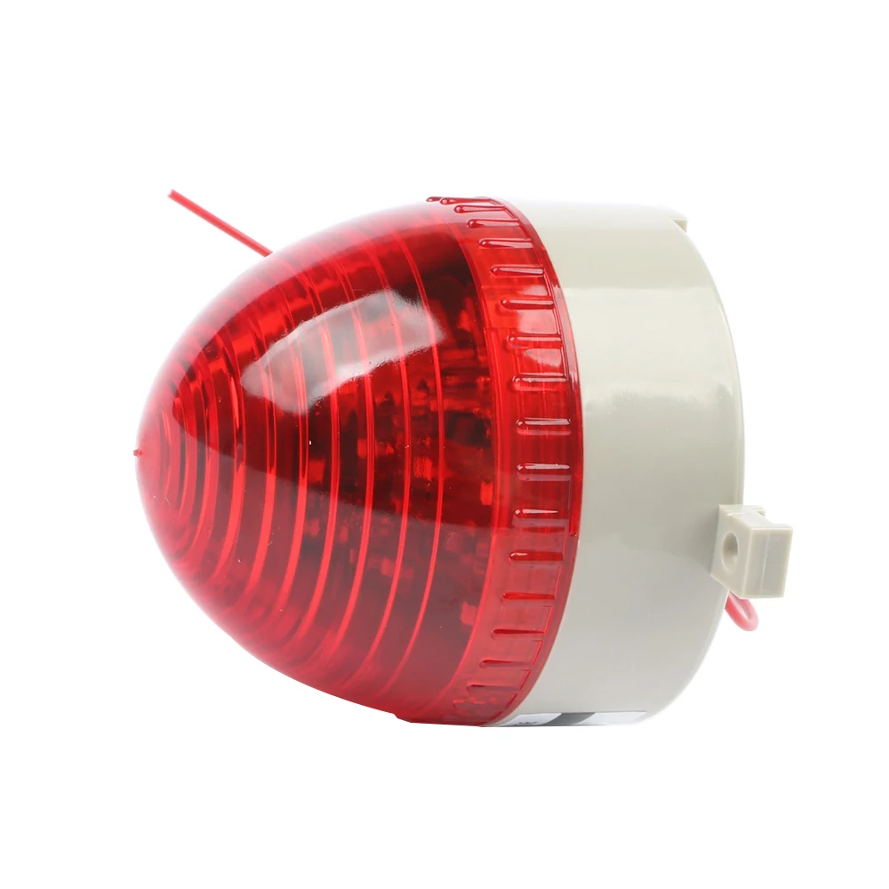 Lampu sinyal kecil AC110V 220V/DC12V 24V LED-3072 LED lampu peringatan berkedip lampu lalu lintas hijau merah biru kuning tanpa bel