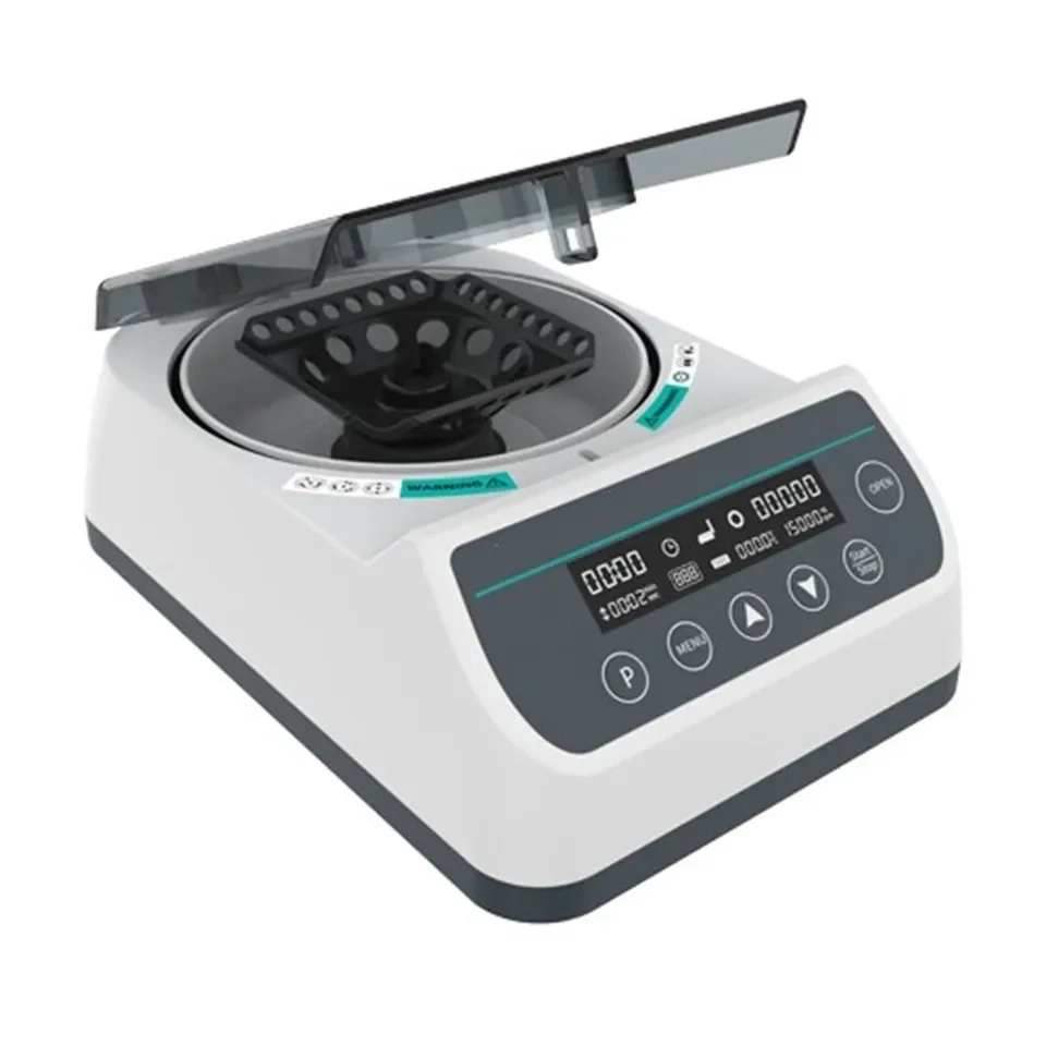 Lab PCR Micro Centrifuge Machine Digital High Speed Plasma Centrifuge 12000rpm Max rotation speed12000rpm±5%