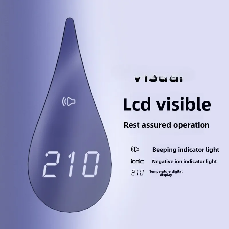 لفة كبيرة الحجم من الأيونات السالبة، شكل دائم 40 مم، قطعة أثرية لتجعيد الشعر بموجة كبيرة