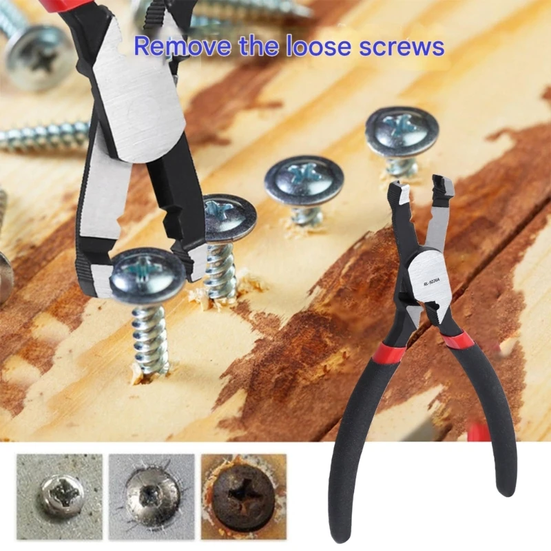 

Quick Releases Stripped Screw Remover Tool Nonslip Design Practical Carbon Steel Construction For Mechanics And DIY 37JD