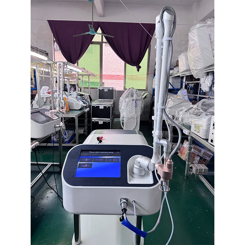 New Design Circular Rotation Fractional CO2 Laser Acne Scar Removal Machine Effective Female Mole Wrinkles Remover Anti-Aging