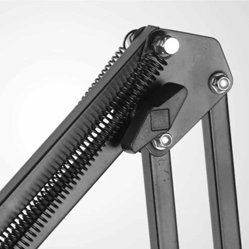 

Durable Telescopic Bracket Microphone Holder Foldable Extendable Microphone Stand Universal Sturdy Microphone Clamp Desk Mount