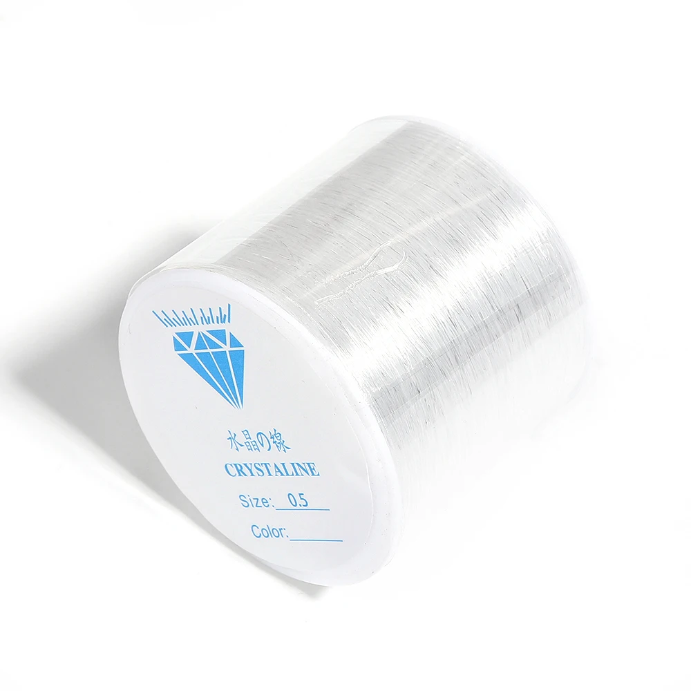 0.5-1.2mm Transparent Crystal Elastic Thread for DIY Jewellery Making