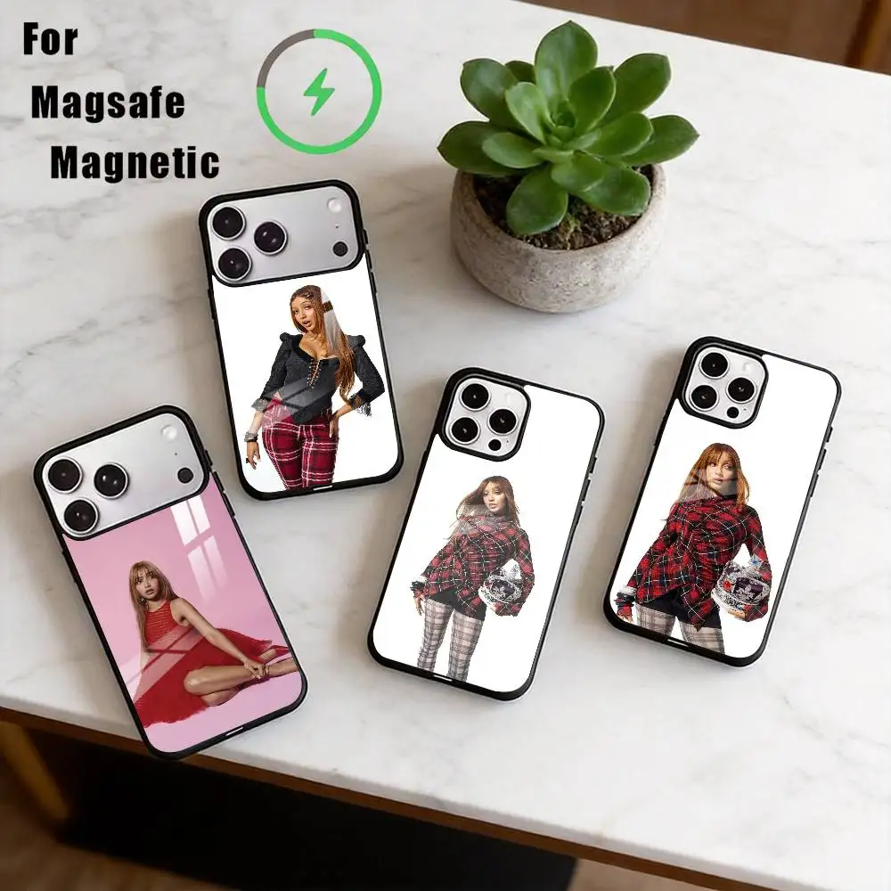 

Pinkpantheress Capable of Love Phone Case For iPhone17,16,15,14,13,12,11 Plus,Pro Allows magnetic wireless charging