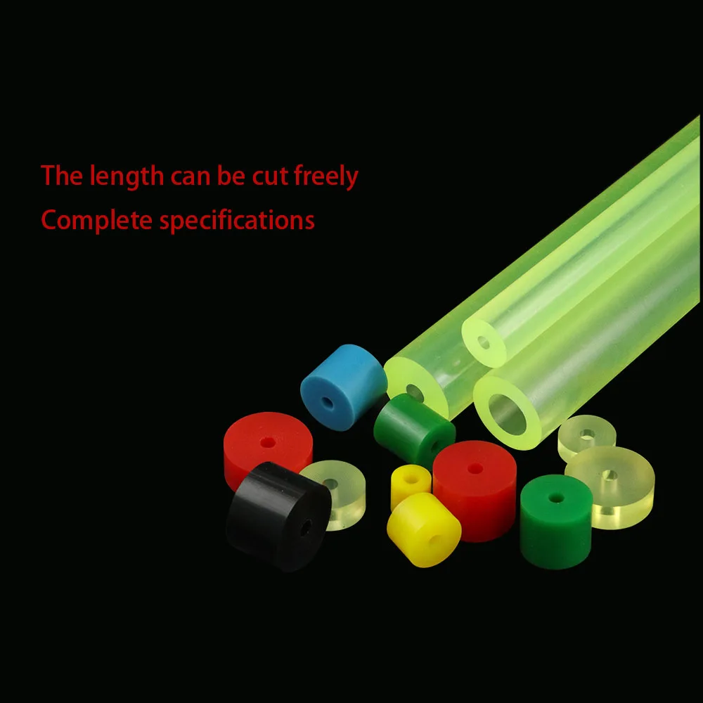 Несколько цветов полый полиуретановый стержень из полиуретана, наружный диаметр 20/25/30/35-55 мм, длина 500 мм, пластина для говяжьего сухожилия, эластичные эластичные палочки, пластиковый стержень