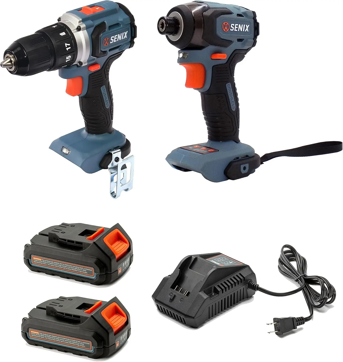 X2 20 Volt Max* 2-Piece Cordless Power Tool Kit with Battery Powered 1/2-Inch Drill Driver and 1/4-Inch Impact Driver, Includes