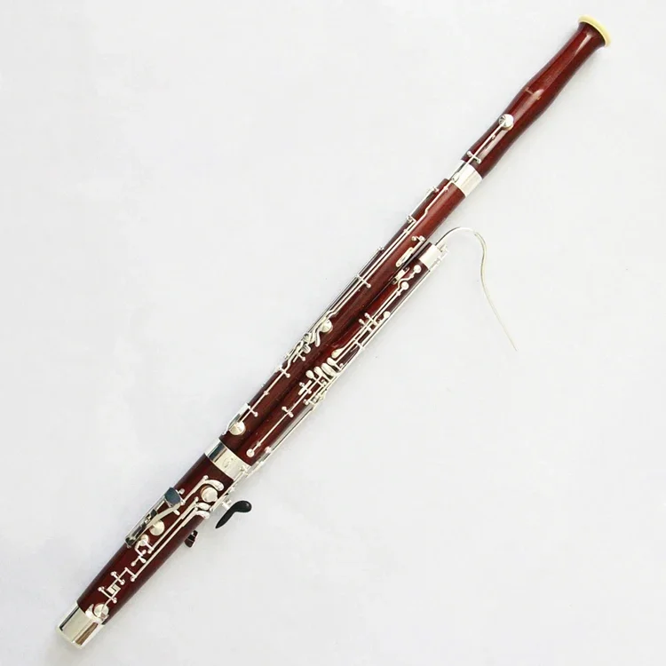 top quality China woodwind instruments good price bass bassoon high end C tone 24 keys bassoon