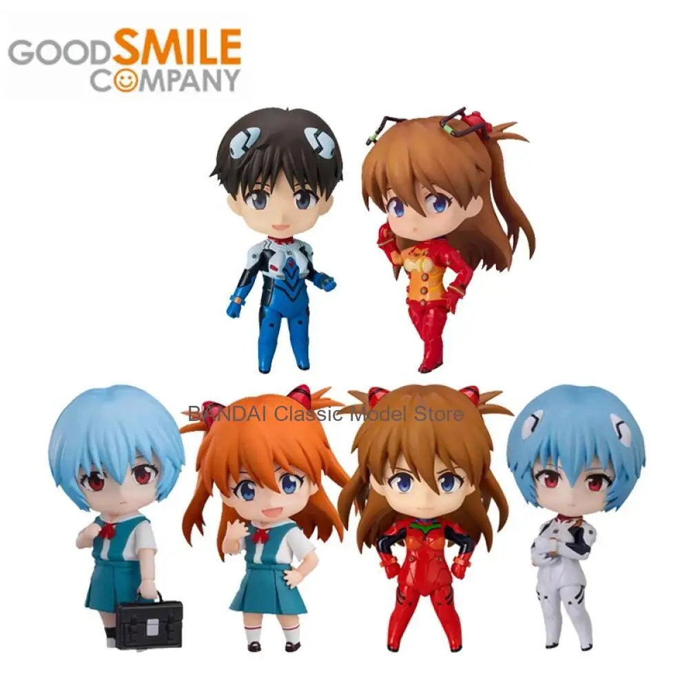 

Good Smile Original EVANGELION Anime Figure Soryu Asuka Langrey 2810 Shinji Ikari 2797 Rei Ayanami 2676 Action Figures Toys Gift