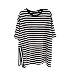 Fashion Woman Blouse 2023 Korean Style Clothes for Summer Women 2023 Spring T-shirts Rave Shirt Elegant Top Oversized T-shirt