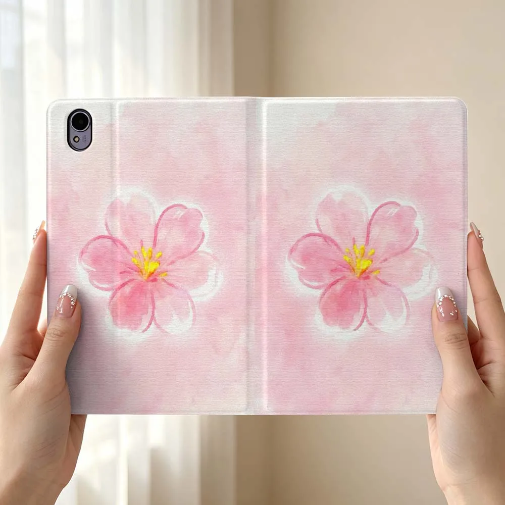 Beautiful Pink Flower For Huawei MediaPad MatePad Honor Pro V6 9 V8 X9 12 X 13.3 SE 11 11.5 Inch Tablet Case Popular