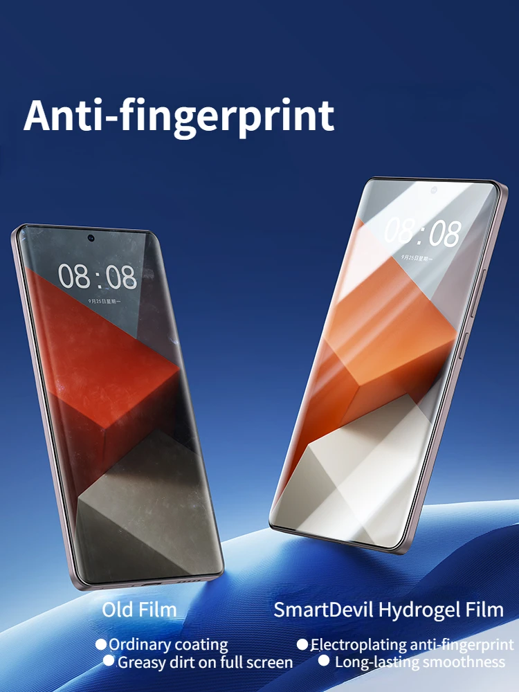 SmartDevil 2/3PCS Screen Protector for Xiaomi 15 15Pro Hydrogel Film Anti-fingerprint Clear Soft Film for Redmi Note 14Pro Plus