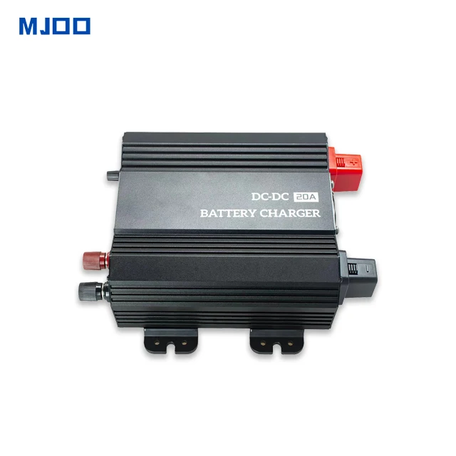 MJOO 3-stage battery charger DC DC battery charger 12V/40A for  car RV home use Compact yet built tough for all conditions