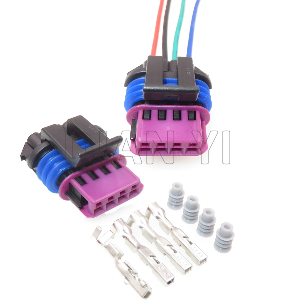 1 Set 4 Way 550 750 MG6 15354716 15410728 Car Wiring Terminal Plug Auto Intake Pressure Sensor Cable Connector For Roewe Starter