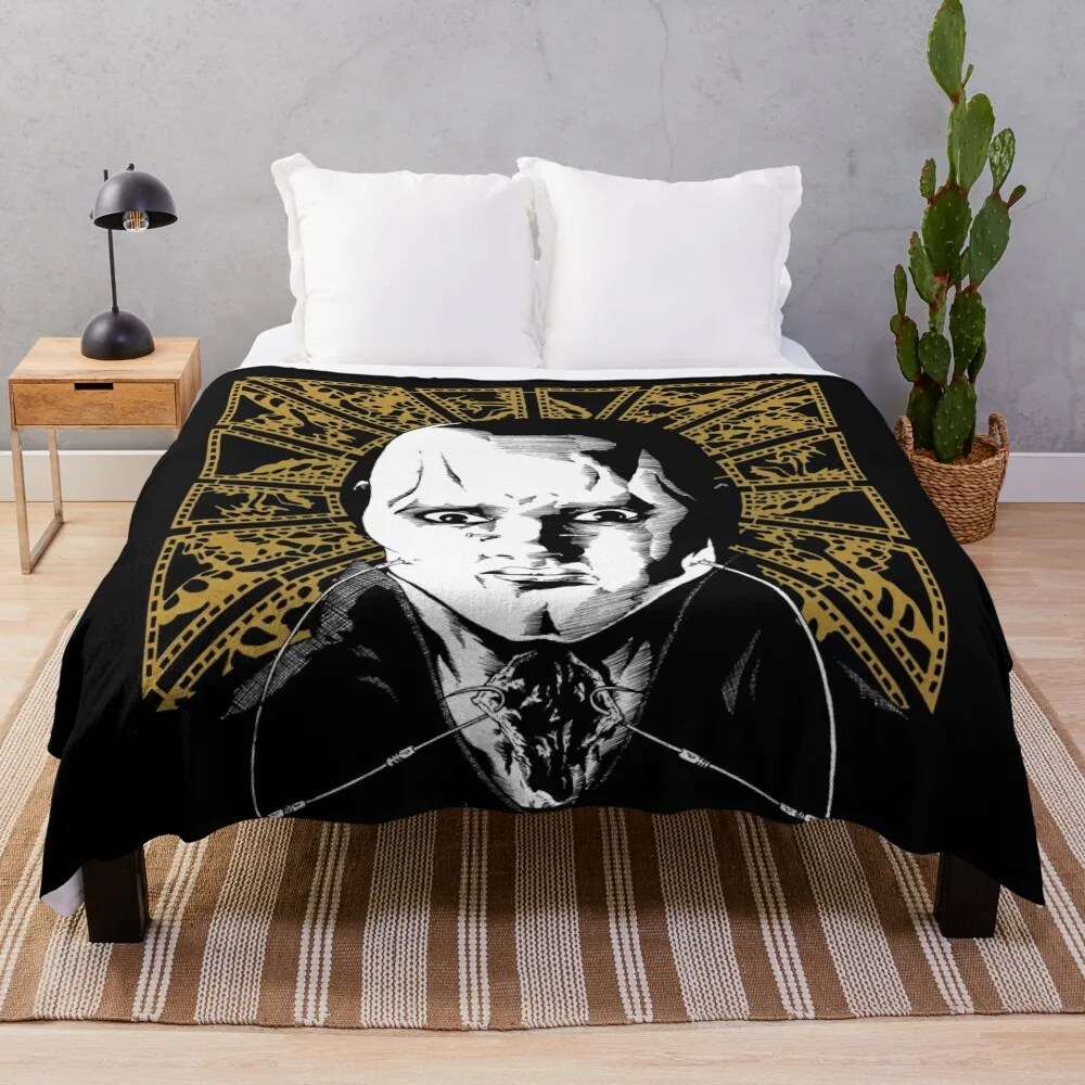 Female cenobyte hell raiser demon angel lament configuration barker hellraiser horror 80s movies 90s bdsm kink lea Throw Blanket