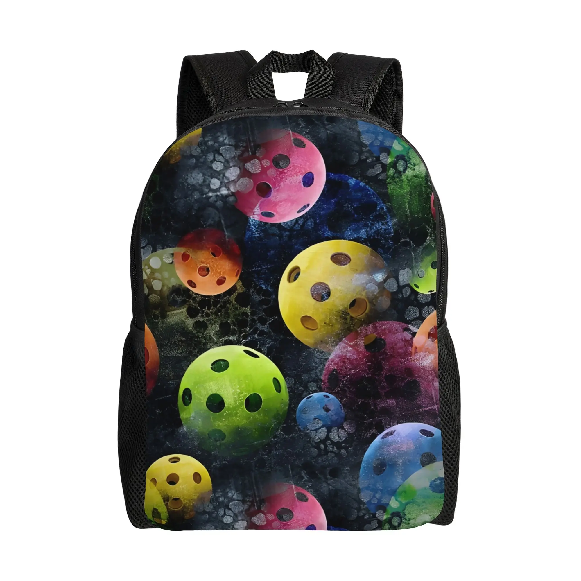 

Back to school season Fun Sporty Pickleball Pattern Knapsack Pickleball High School Students Casual Backpack