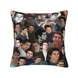 Dylan O'brien Collage Home Sofa Car Cushion Cover Pillowcase Maze Runner Newt Dylan Obrien Teen Wolf Stiles Stilinski Thomas