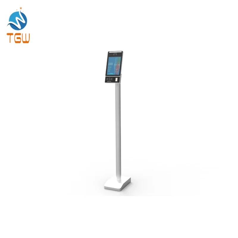 Reconnaissance faciale de présence de temps de contrôle d'accès avec logiciel d'accès Android de test de température