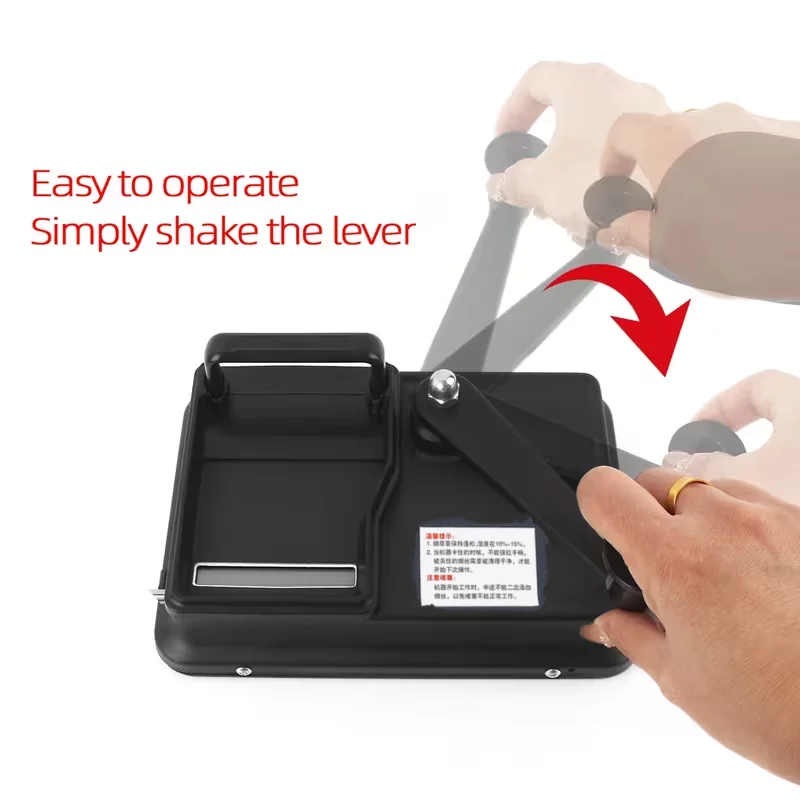 

Household Manual Pusher Rod Cigarette Maker Effort-Saving Dual-Guide Rail Tobacco Wrapping Filling Machine with Pressure Plate