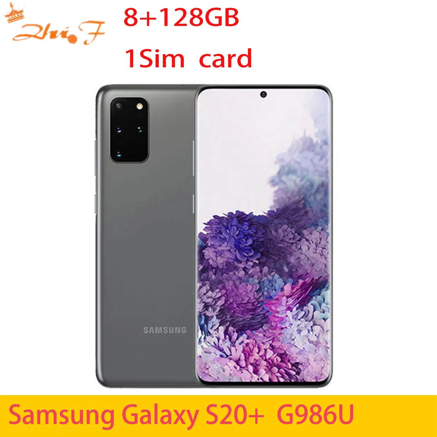 Samsung Galaxy S20+ 5G G986u G986U1 128G 512G ROM 8GB RAM Snapdragon 865 Cellphone 6.7