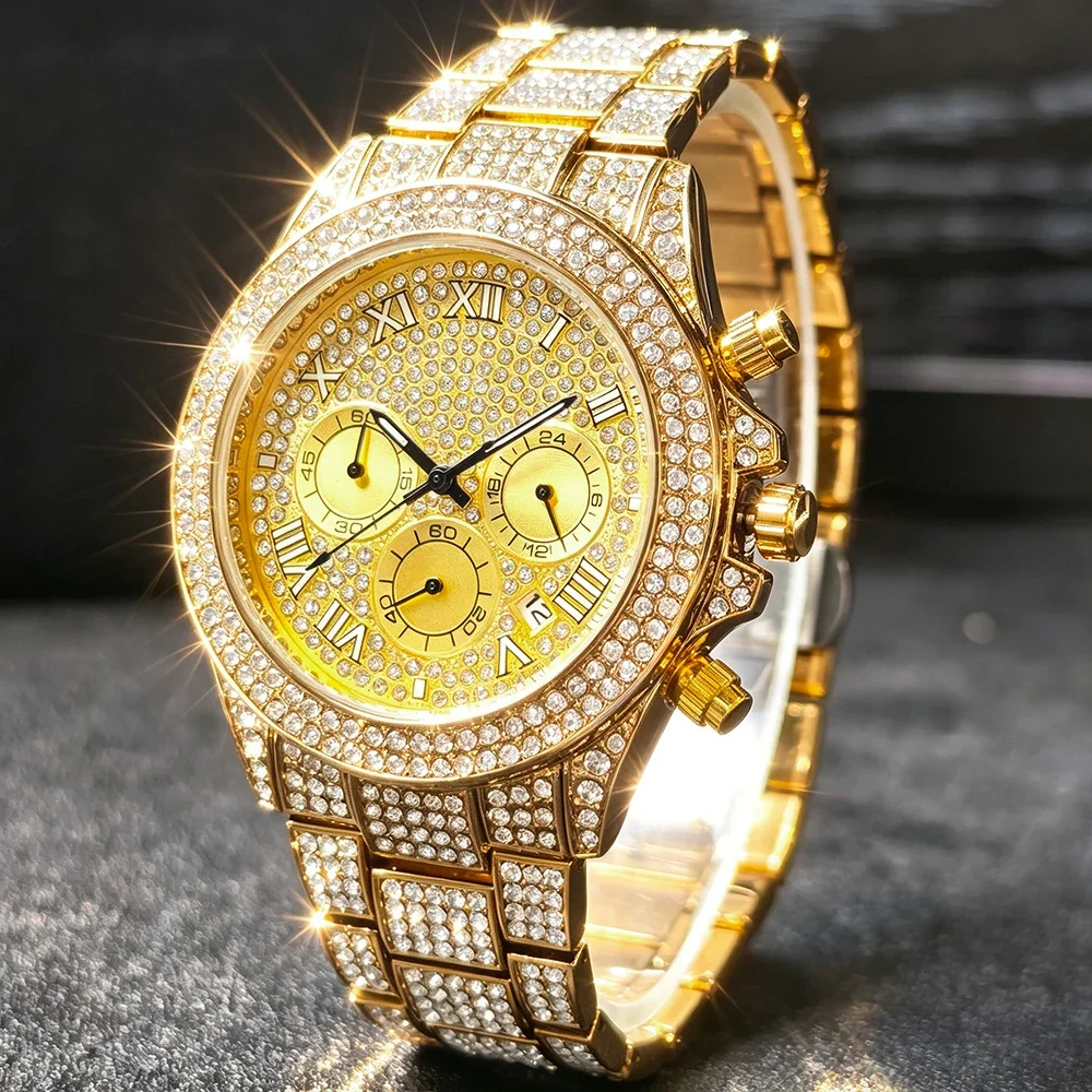 1Pcs Men's Stylish Watch Set, Business & Elegant, Ideal Gift For Ramadan Presents, Father's Day, Christmas, Family Gatherings