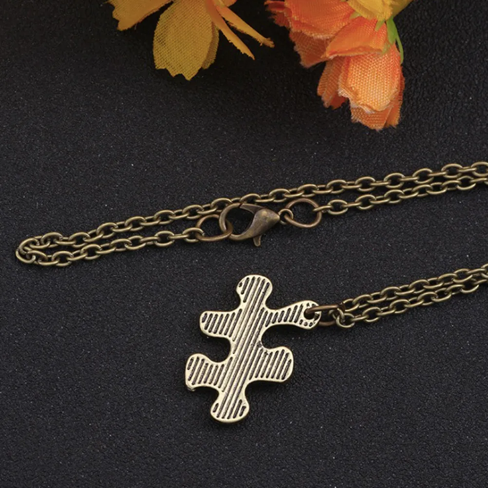 Juego de 6 Collares de Rompecabezas de Seis Pétalos, Diseño de Collares a Juego para Mejores Amigos, Fácil de Llevar, Ideal para Viajes, a la Moda