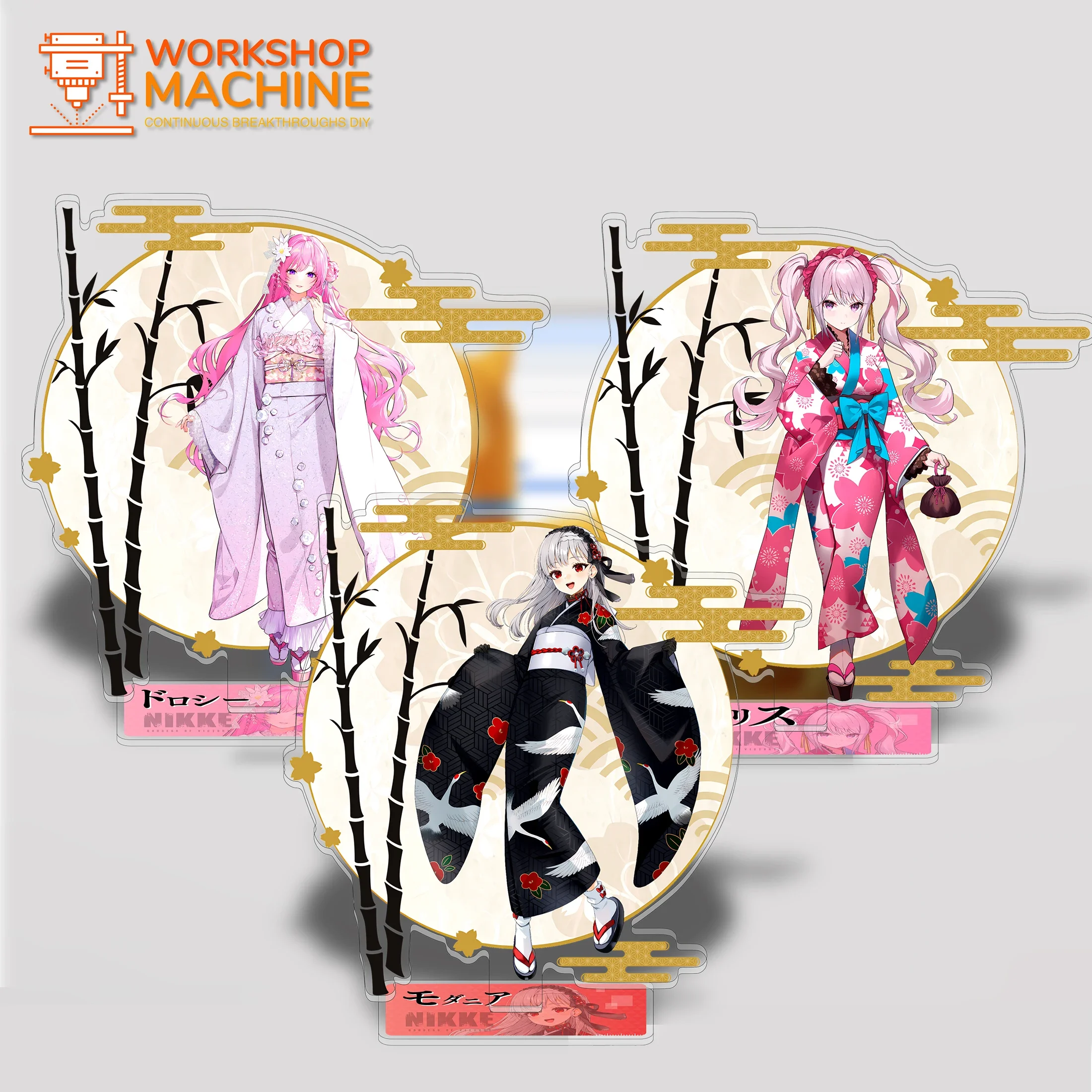 Anime Schattig Meisje Figuren Sexy Meisje Actie Beeldje Acryl Standbeeld Model Pop Speelgoed Geschenken Diy Custom Godin Van De Overwinning Nikke