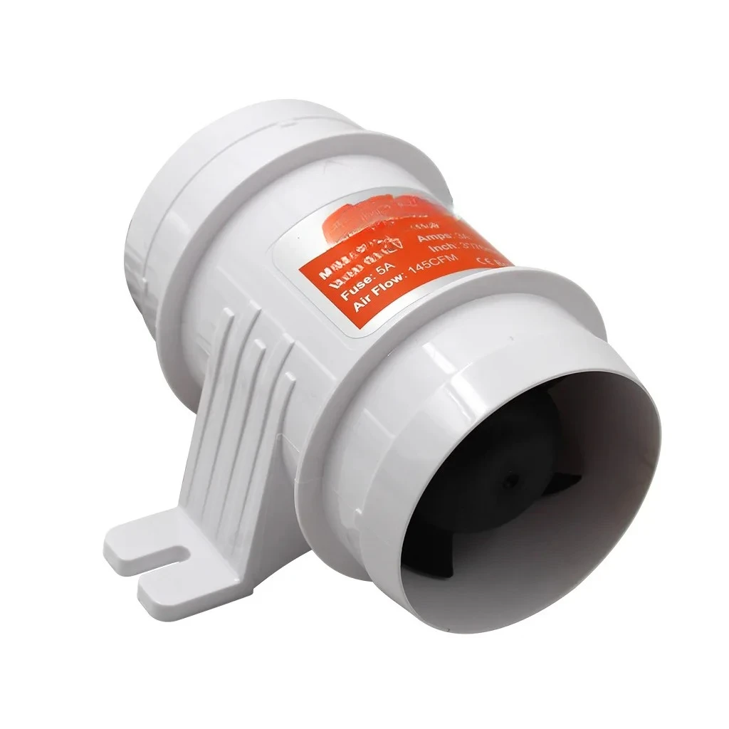 

Adapted for 12V24V DC Fan RV Yacht 3 Inch Fan Exhaust Fan Battery Ventilation Exhaust 145CFM